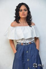 Nandita Swetha at Ekkadiki Pothavu Chinnavada Movie Promotions